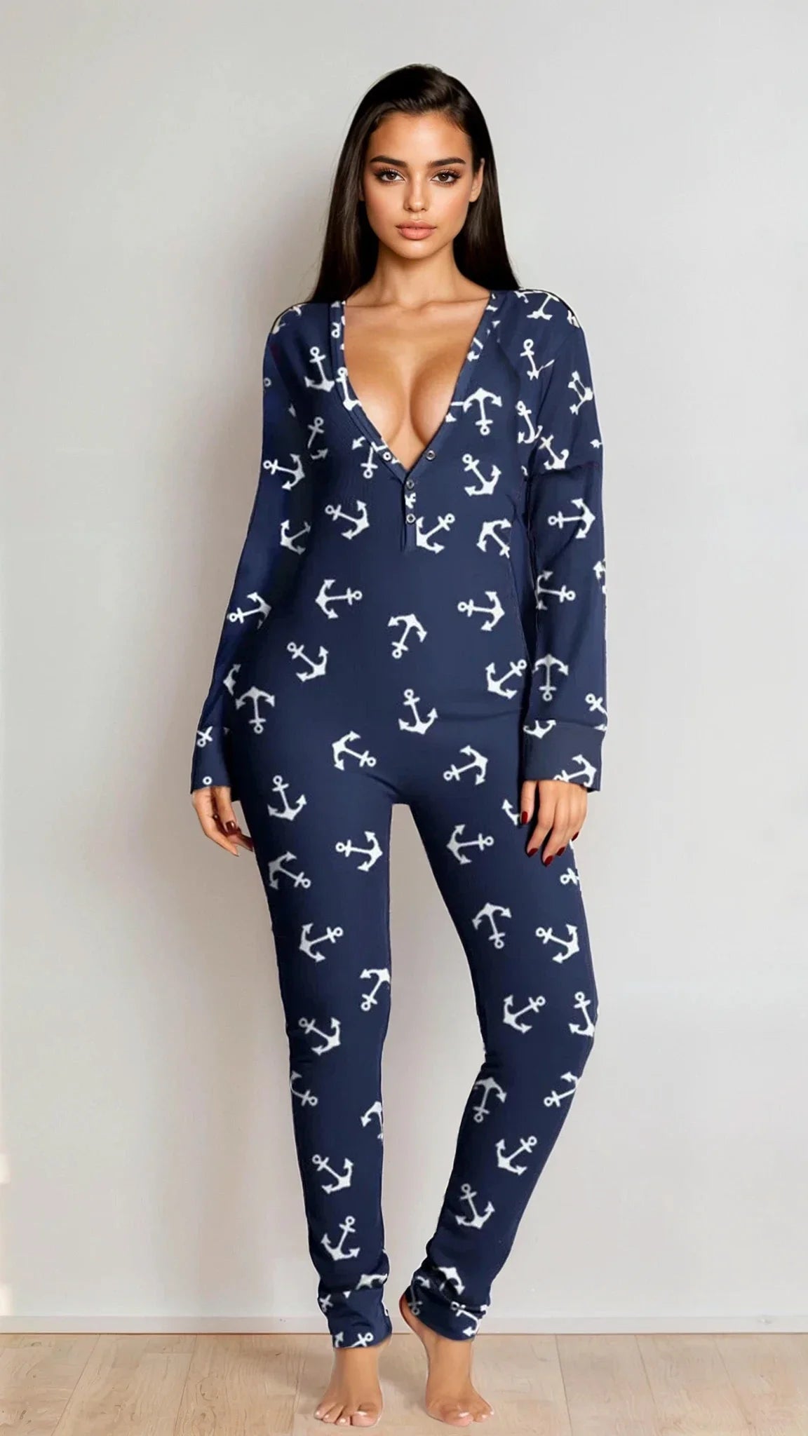 Sexy Open Back Long Johns multiple print styles