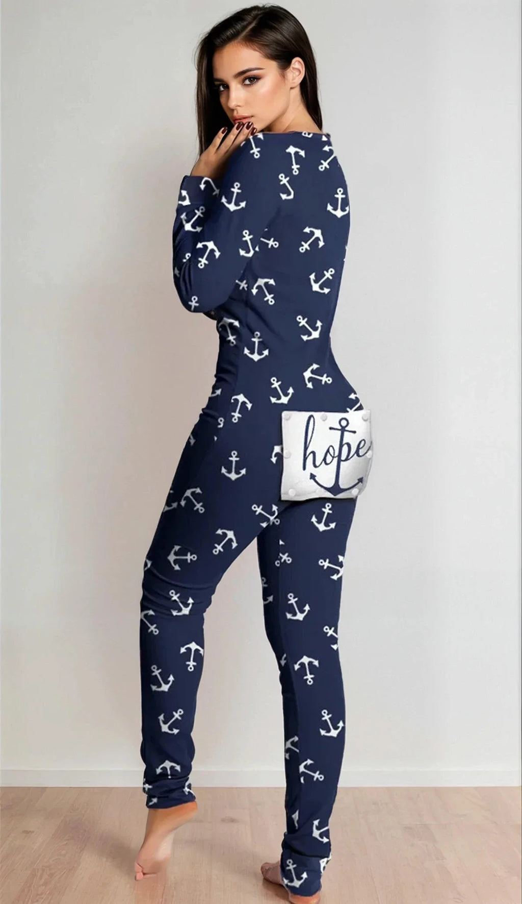 Sexy Open Back Long Johns multiple print styles