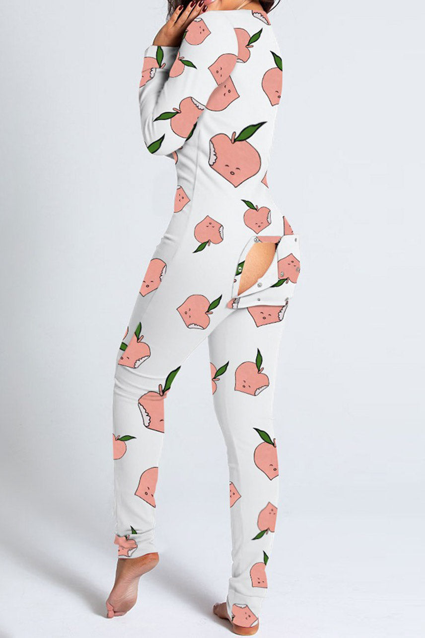 Sexy Open Back Long Johns multiple print styles
