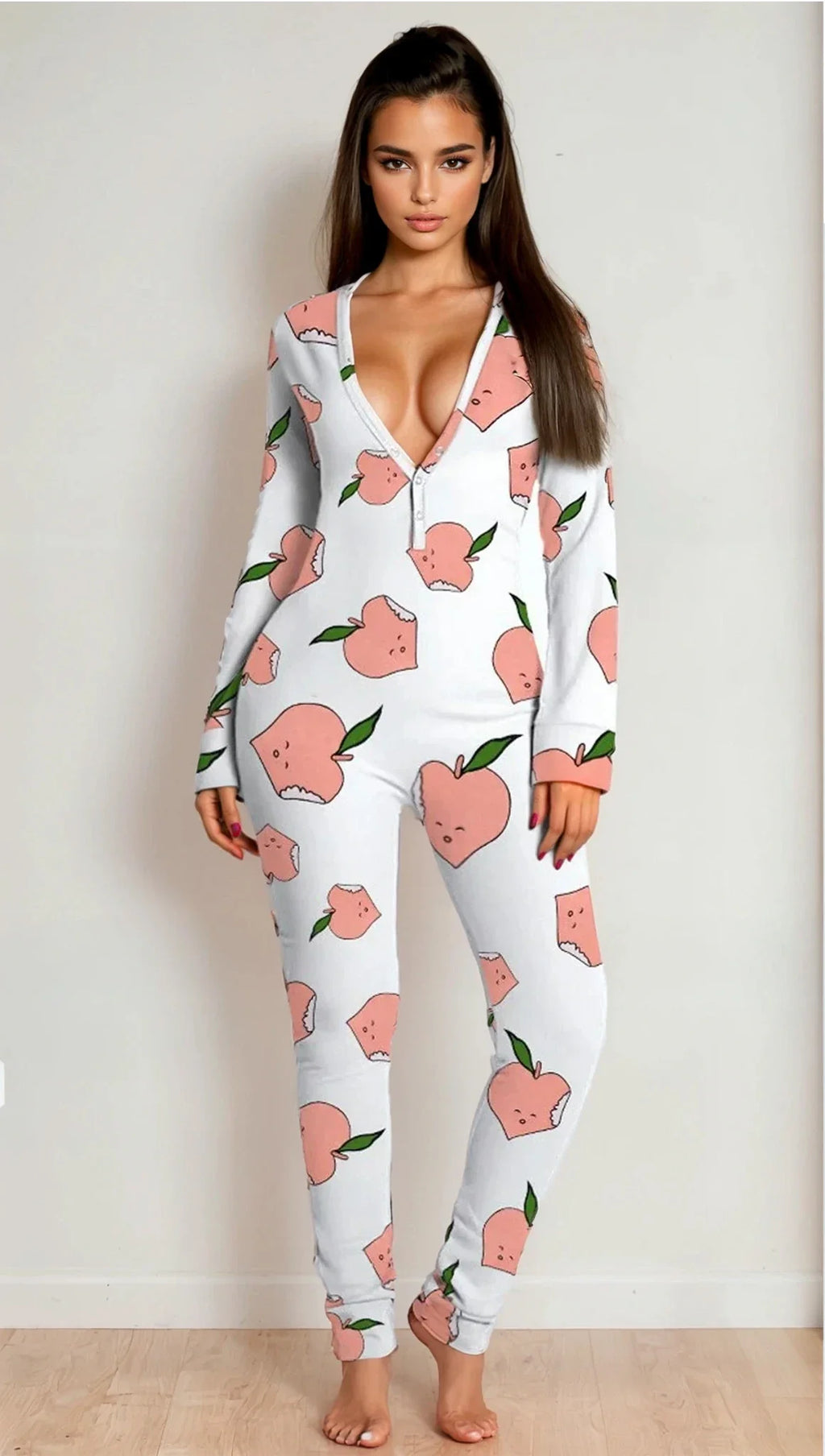 Sexy Open Back Long Johns multiple print styles