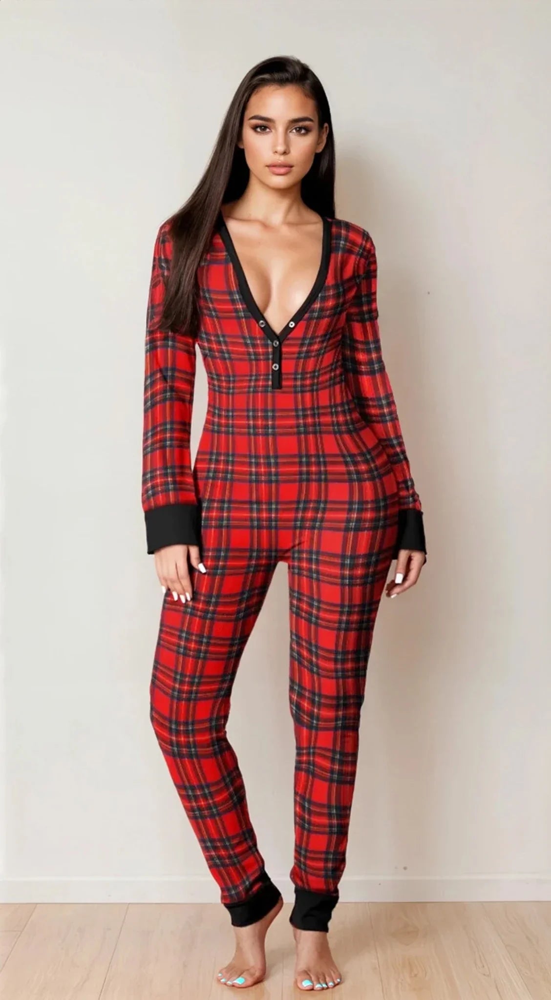Sexy Open Back Long Johns multiple print styles