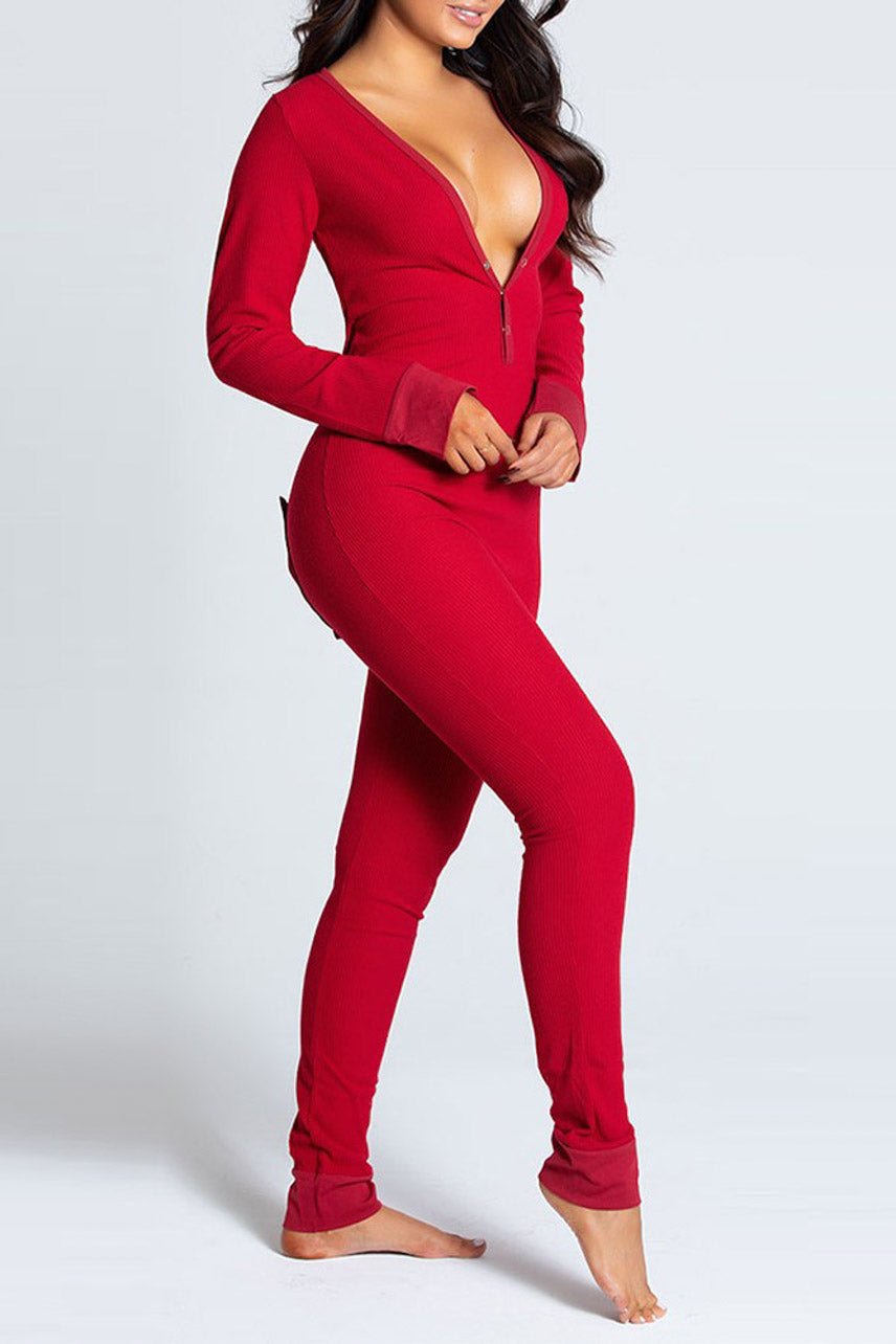 Sexy Open Back Long Johns multiple print styles