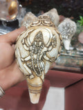 Hand Carved Conch/Shell Sankh