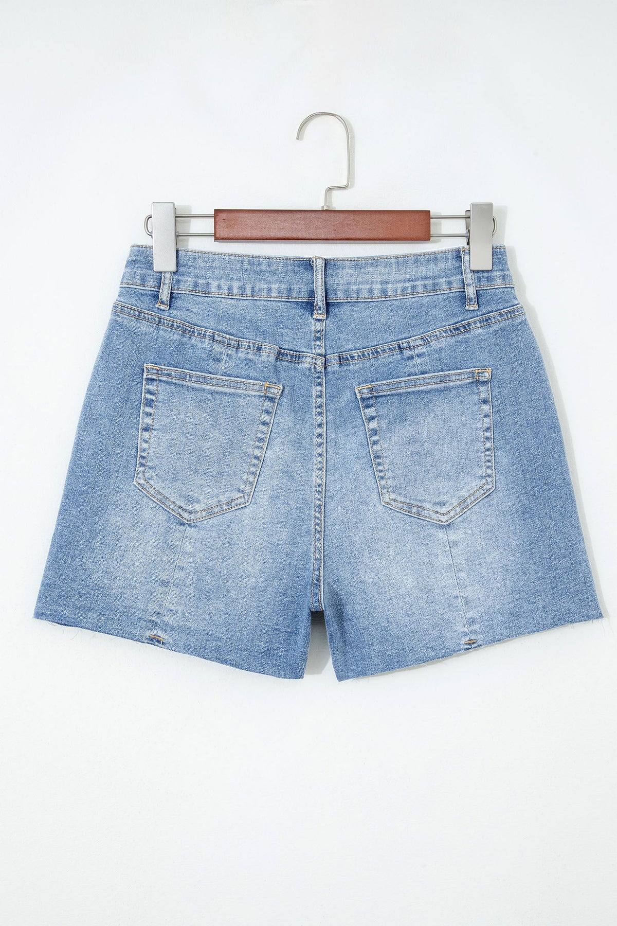 Rayne Wash Raw Hem Shorts