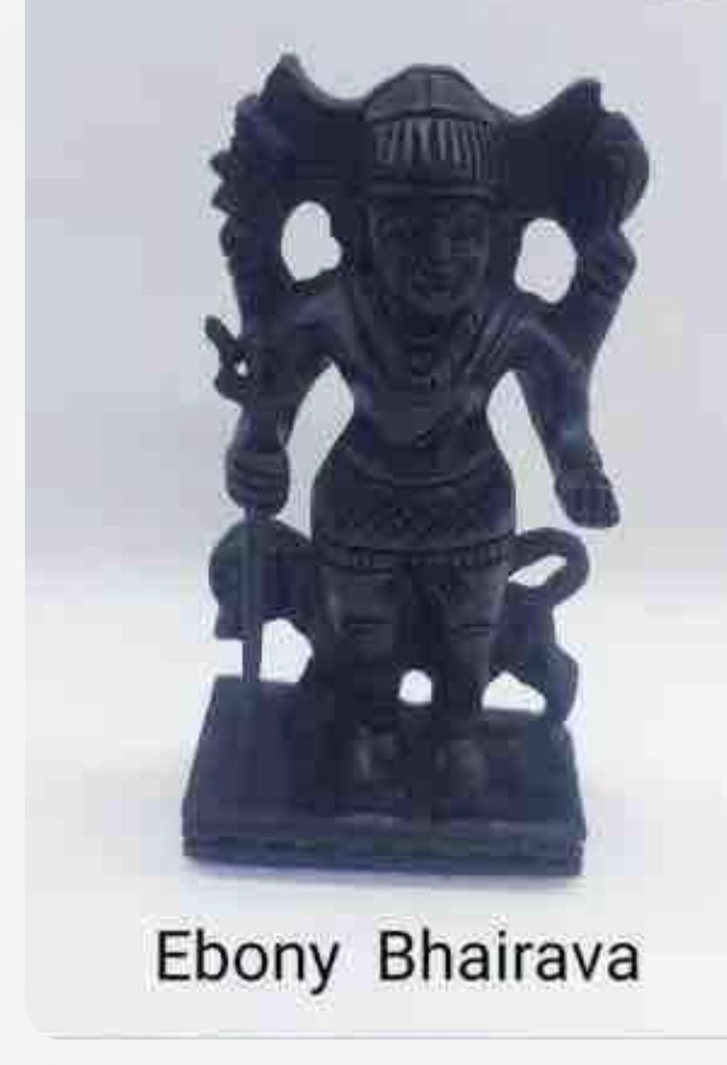 Karungali/Ebony Bhairav Idol