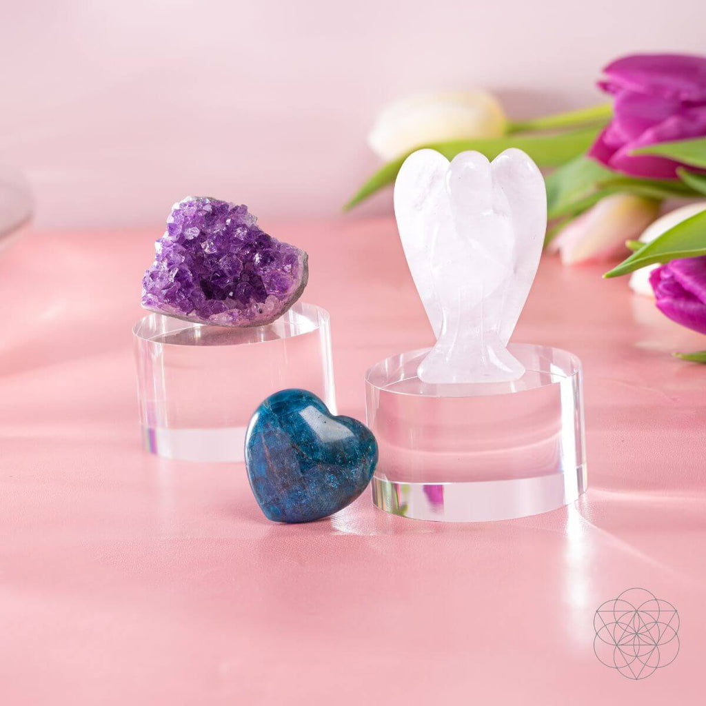 Guardian Angel Car Crystals of Protection- 3 piece set with Real genuine crystals