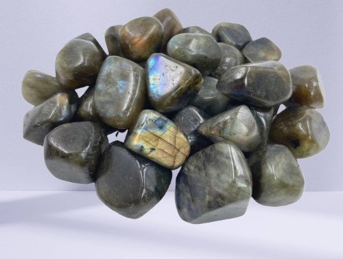Labradorite Tumbled Stone (1 kg pack)