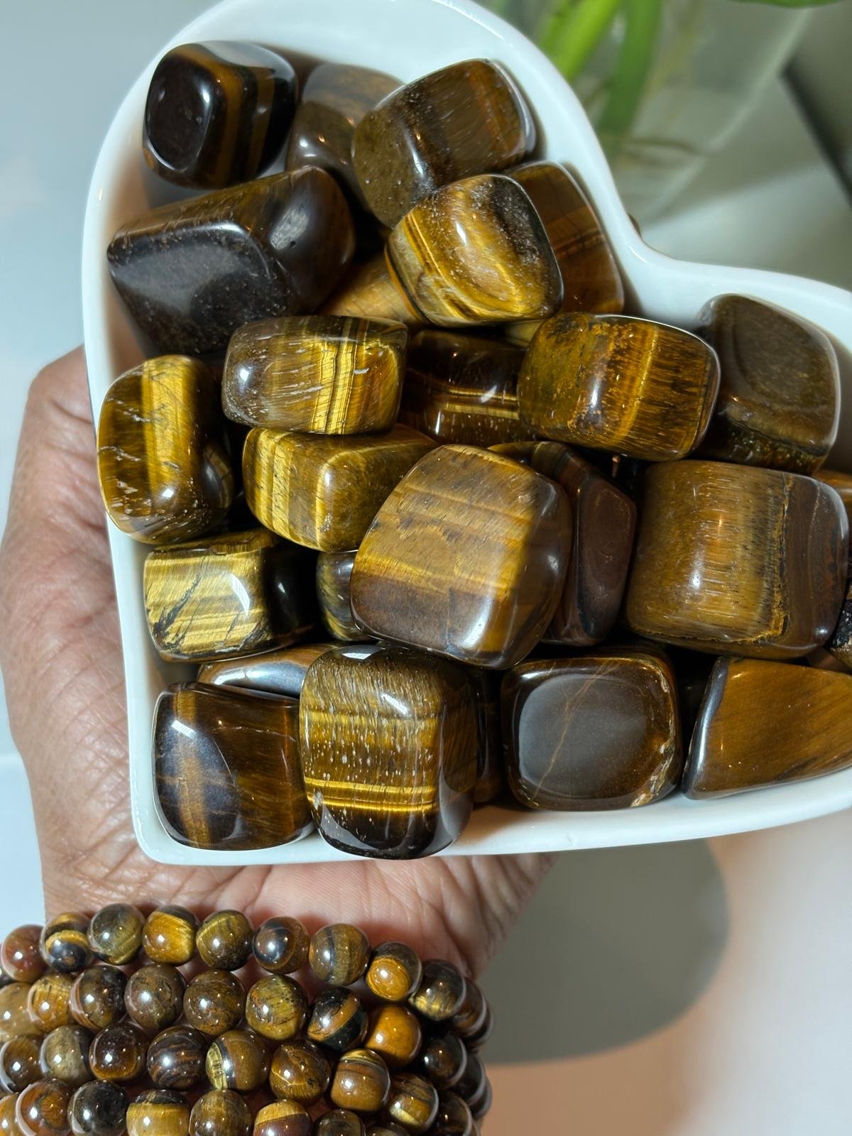 Tiger Eye Tumbled Stone ( 1 kg pack)