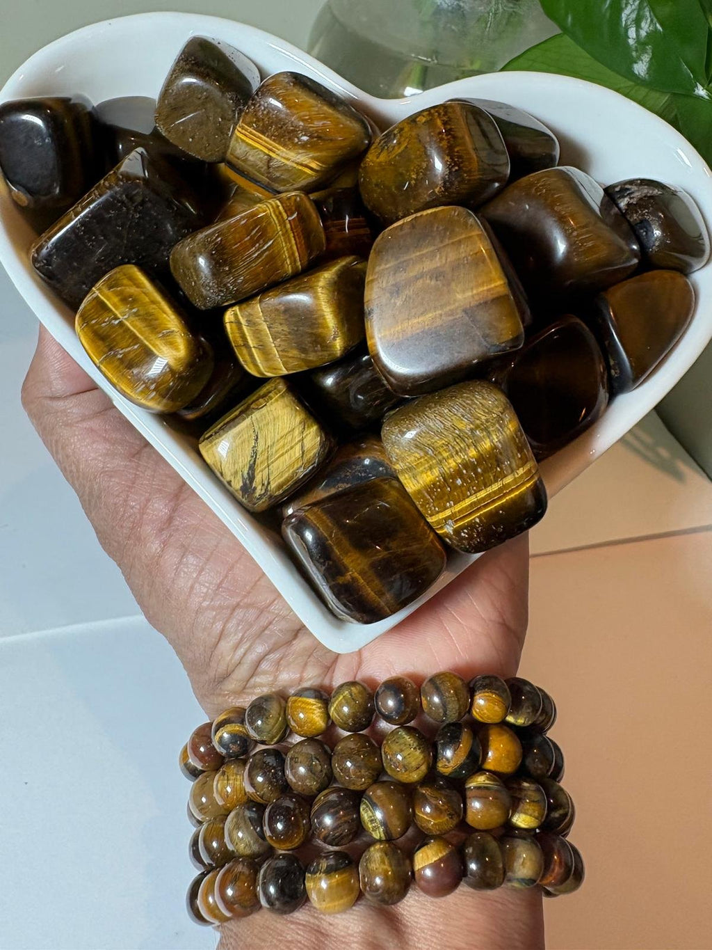 Tiger Eye Tumbled Stone ( 1 kg pack)