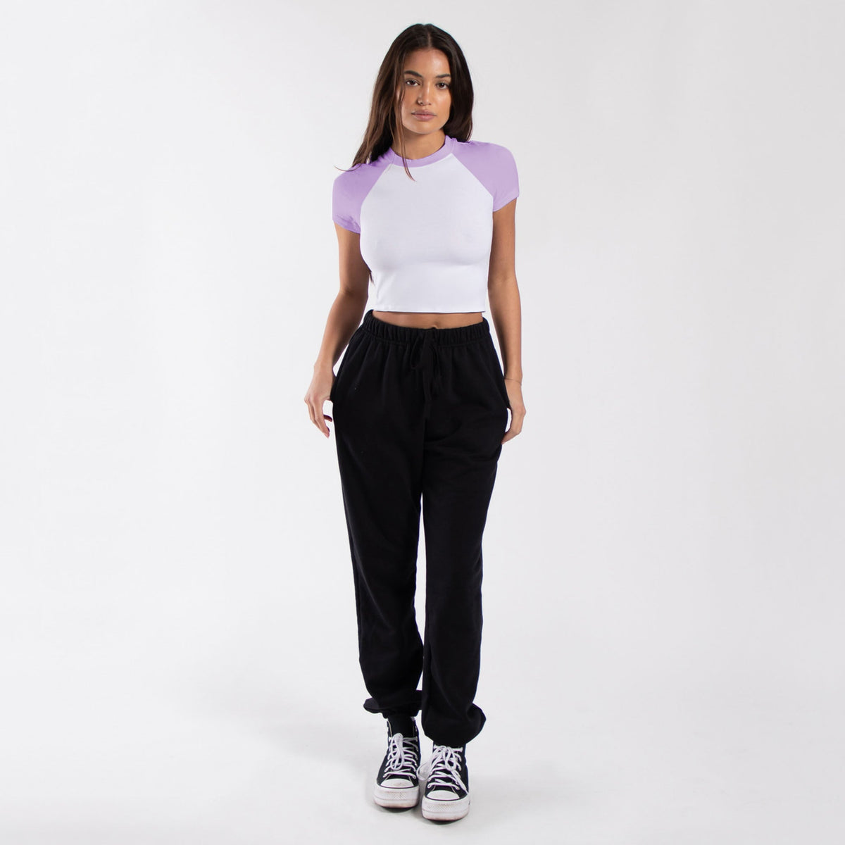 4001R - Women's Raglan Baby Tee
