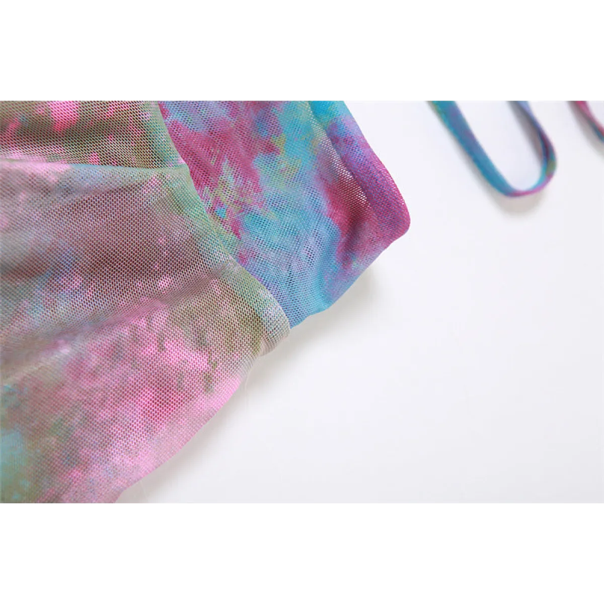 Tie-Dye Fairy Set – Butterfly Crop Top & Wrap Mini Skirt 3 color options
